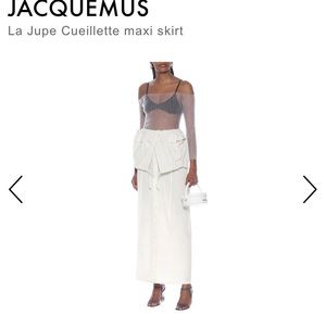 Jacquemus le jupe maxi skirt